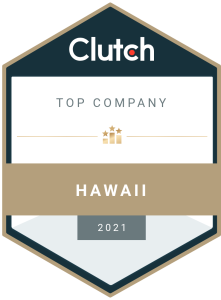 Top Clutch Company Hawaii 2021 Award